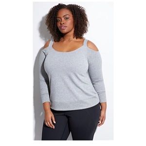 Lane Bryant LIVI Active cold-shoulder top 18/20